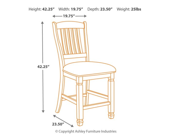 Bolanburg - Beige - Upholstered Barstool (Set of 2) - Image 2