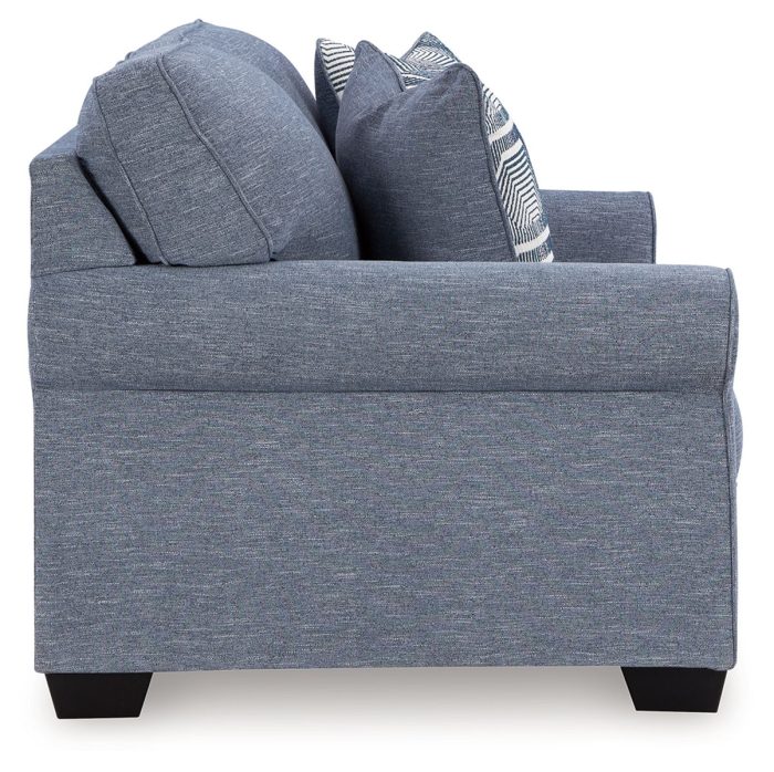 Carissa Manor - Denim - Loveseat - Image 3