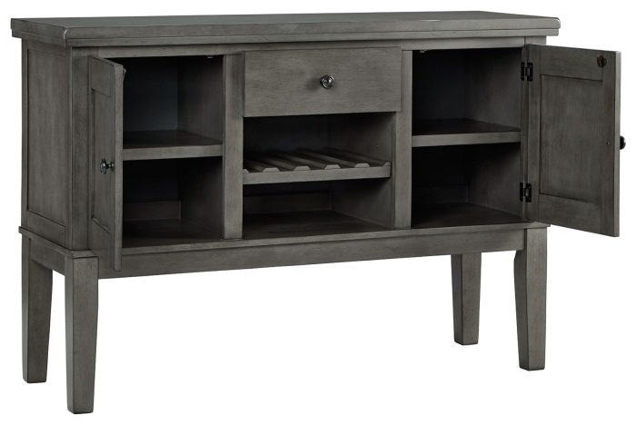 Hallanden - Gray - Dining Room Server - Image 3