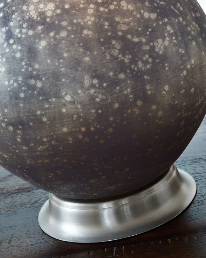Bluacy - Antique Gray - Glass Table Lamp - Image 3