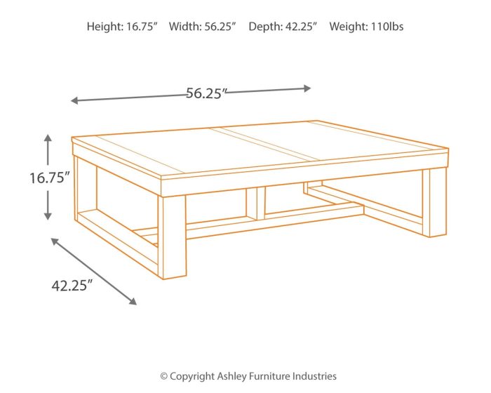 Watson - Dark Brown - Rectangular Cocktail Table - Image 4