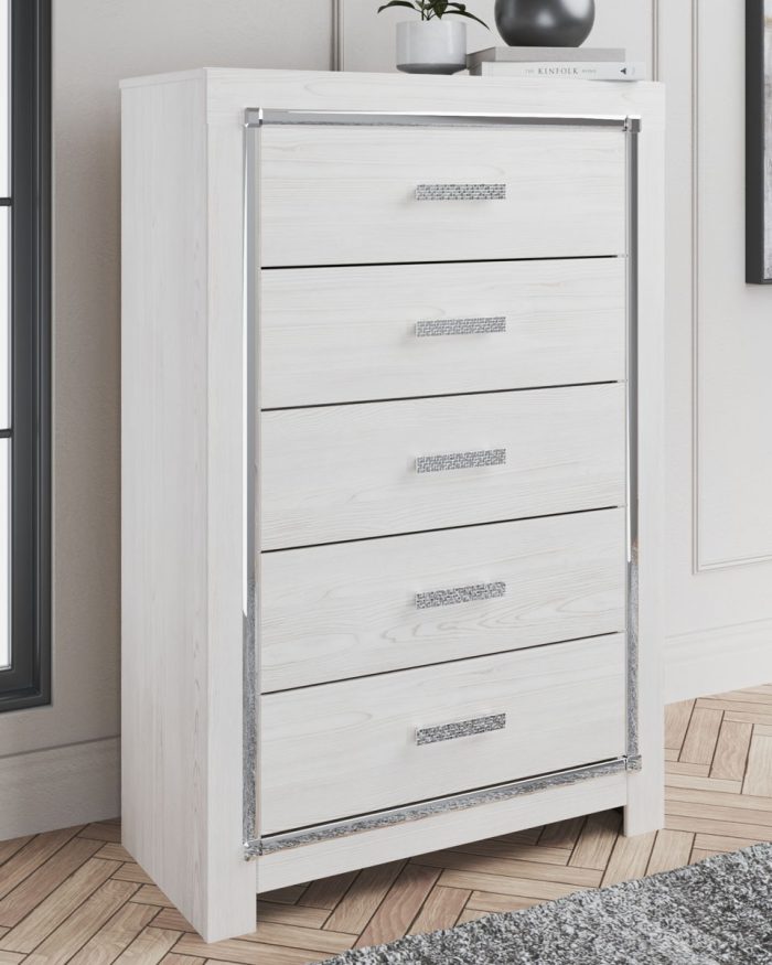 Altyra - Dresser, Mirror, Panel Bookcase Bed - Image 5