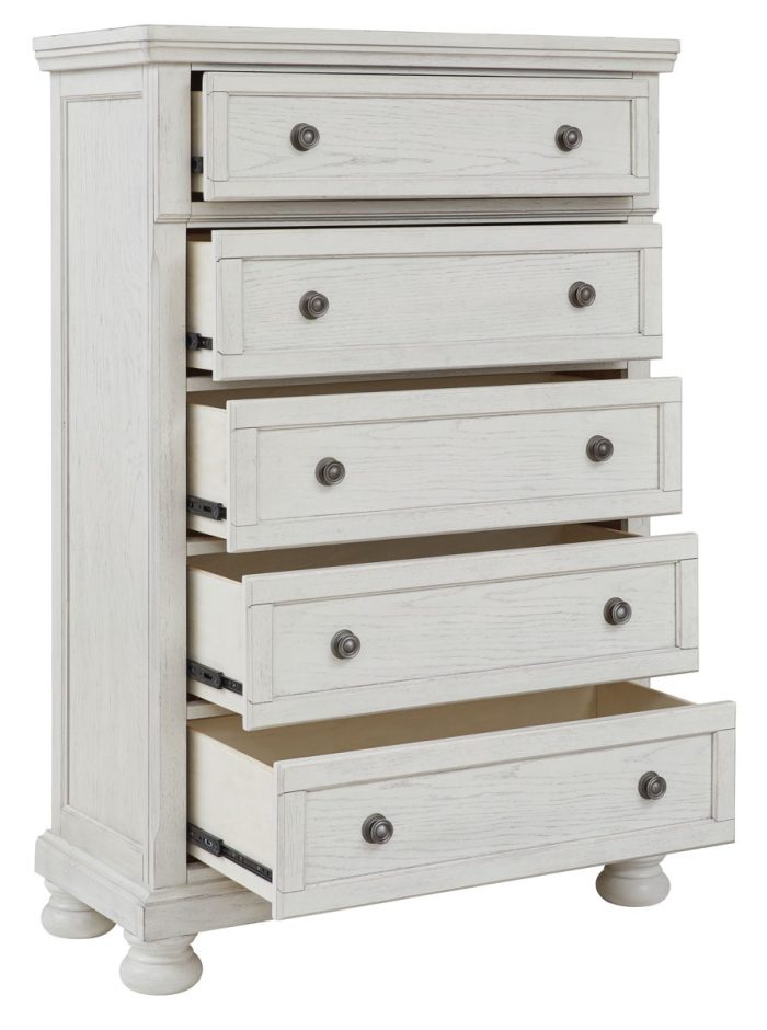 Robbinsdale - Antique White - Five Drawer Chest - Image 2