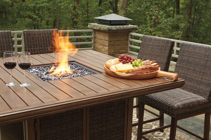 Paradise Trail - Outdoor Fire Pit Table Set - Image 5