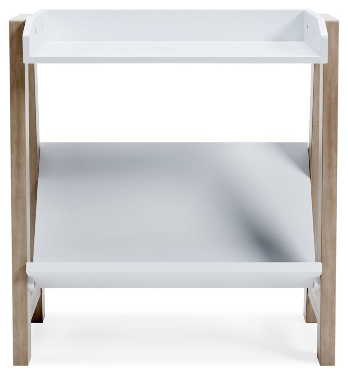 Blariden - White / Tan - Small Bookcase - Image 2