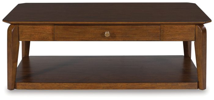 Trenmour - Medium Brown - Rectangular Cocktail Table - Image 4