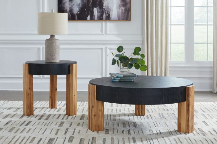 Breenmore - Black / Natural - Occasional Table Set (Set of 2) - Image 3