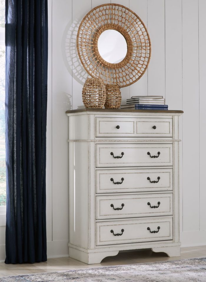 Blendon - Two-tone - Five Drawer Chest - Image 3