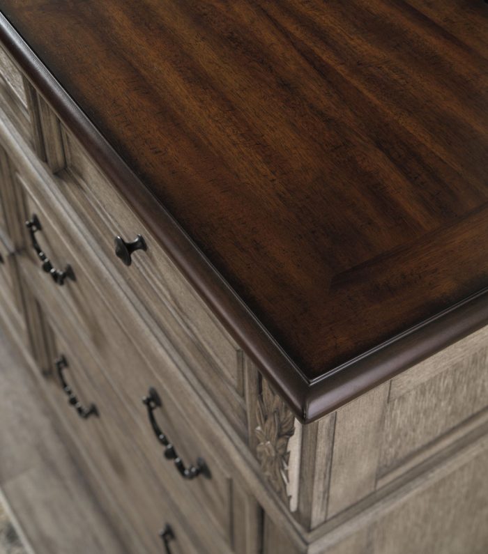 Lodenbay - Antique Gray - Dresser, Mirror - Image 2