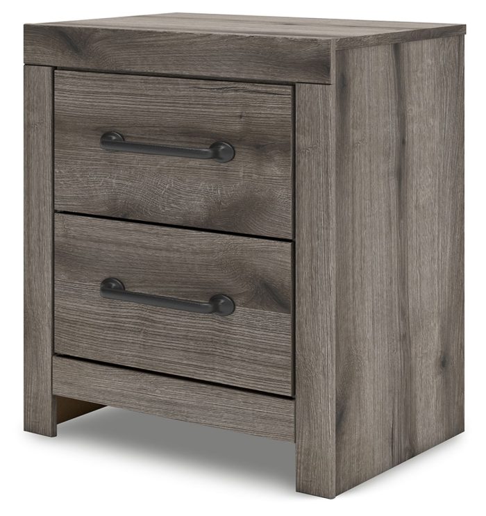 Graystorm - Brown Gray - Two Drawer Night Stand - Image 3