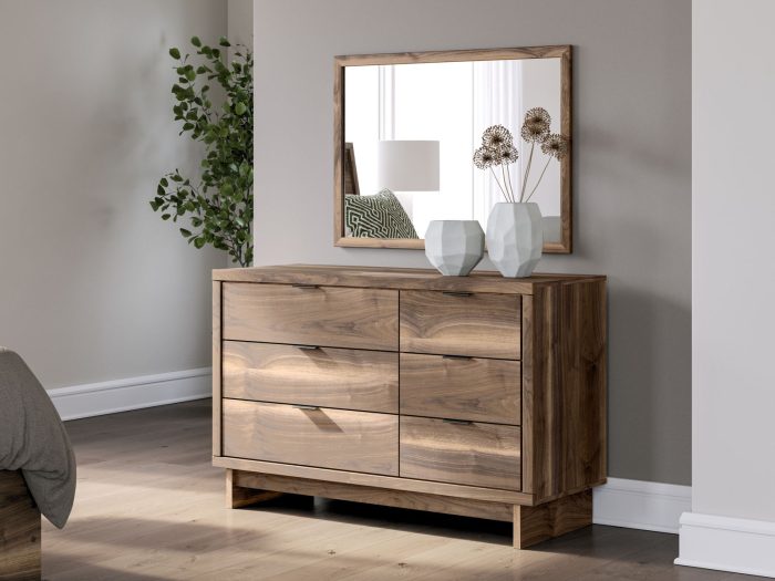 Chirason - Brown - Dresser And Mirror - Image 4