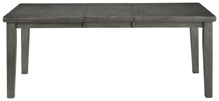 Hallanden - Gray - Rectangular Dining Room Butterfly Extension Table - Image 4