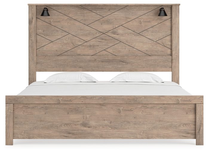 Senniberg - Panel Bed With Sconces - Image 3