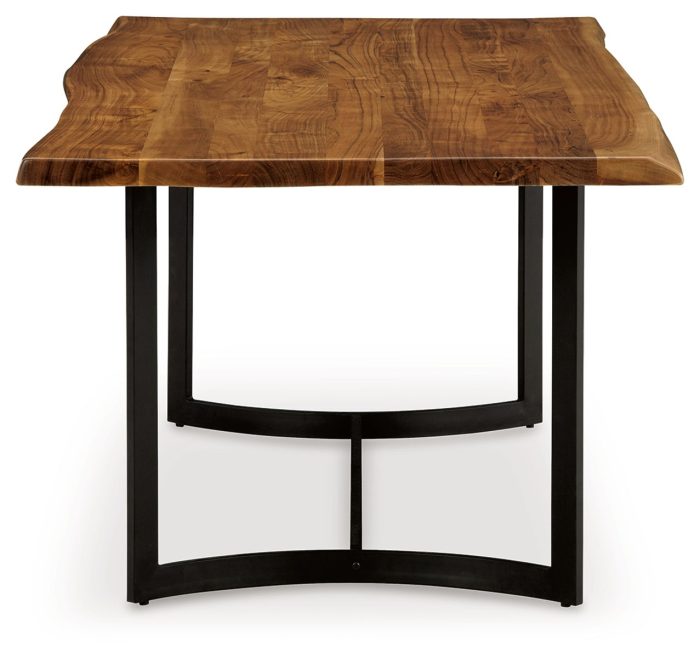 Fortmaine - Brown / Black - Rectangular Dining Room Table - Image 4