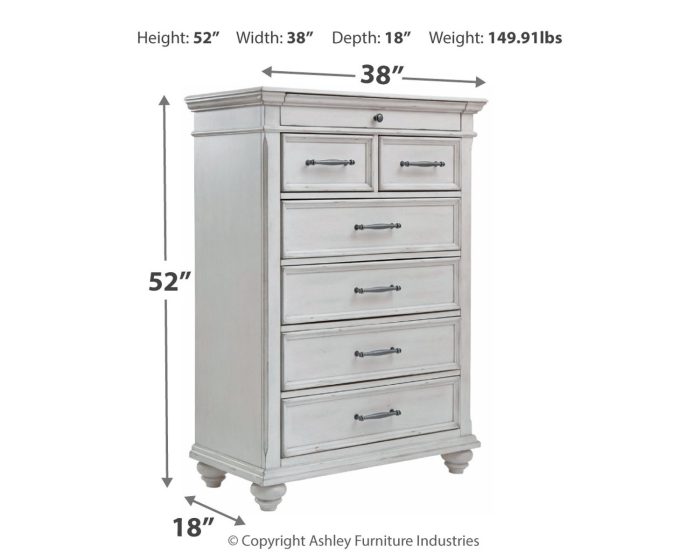 Kanwyn - Whitewash - Chest - Image 4