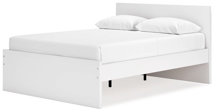Onita - White - Queen Panel Platform Bed - Image 4