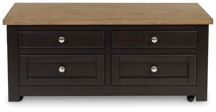 Drazmine - Brown - Lift Top Cocktail Table - Image 4