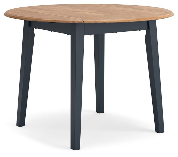 Gesthaven - Round Dining Room Drop Leaf Table Set - Image 2
