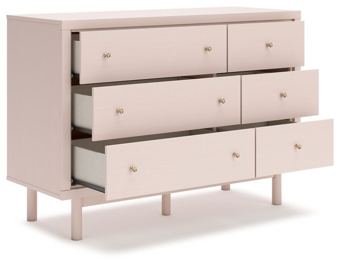 Wistenpine - Blush - Six Drawer Dresser - Image 4