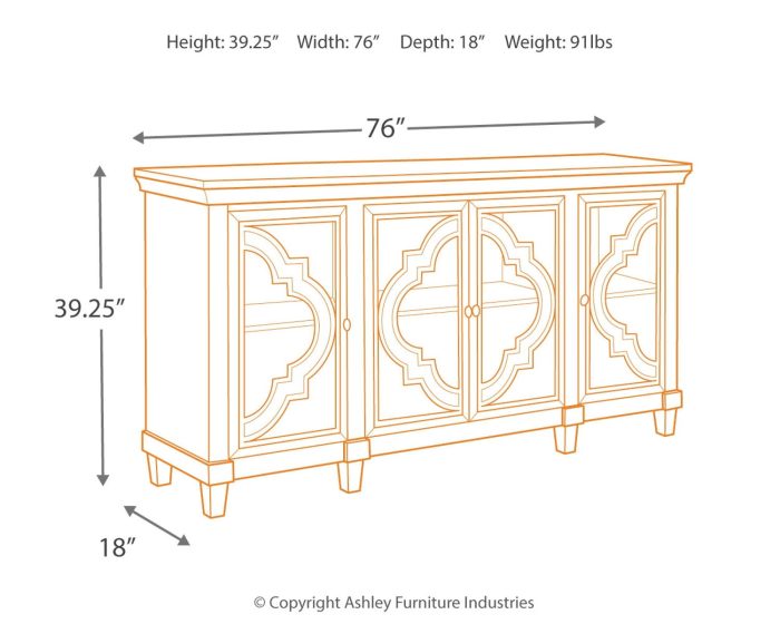 Fossil Ridge - Gray - Accent Cabinet - Image 4