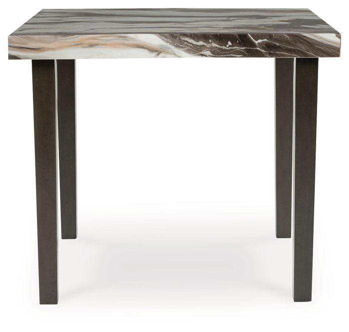 Jeshina - Dark Brown / Beige - Square Dining Room Counter Table - Image 2