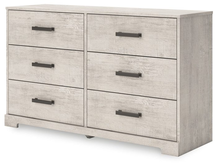 Shawburn - Whitewash - Six Drawer Dresser - Image 3