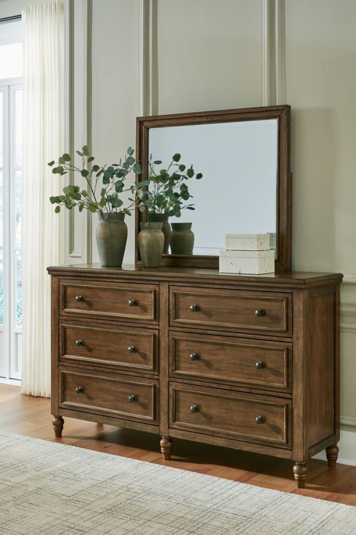 Sturlayne - Brown - Dresser And Mirror - Image 2