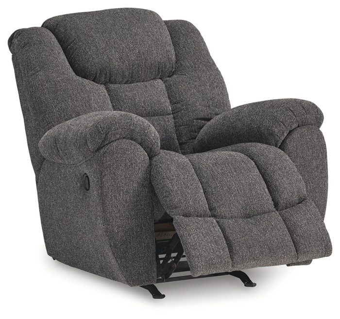 Foreside - Charcoal - Rocker Recliner - Image 2