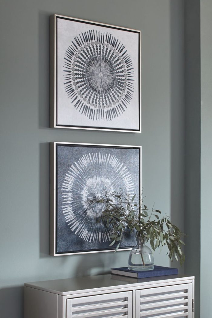 Monterey - Blue / White - Wall Art Set (Set of 2) - Image 2