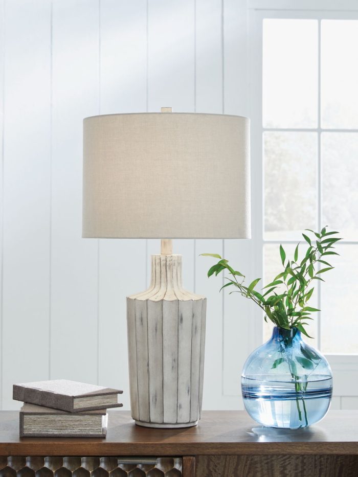 Imre - Distressed Brown - Poly Table Lamp - Image 3