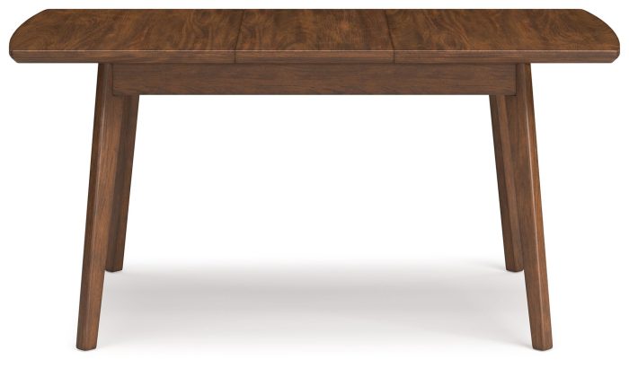 Lyncott - Brown - Rectangular Dining Room Butterfly Extension Table - Image 2