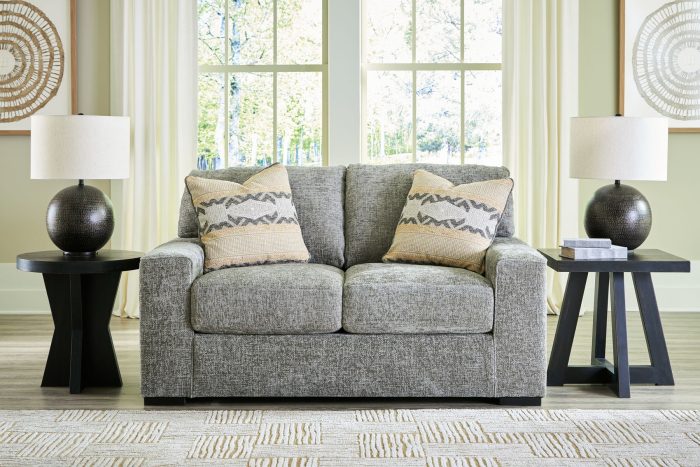 Dunmor - Graphite - Loveseat - Image 2