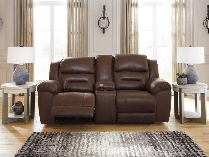Stoneland - Reclining Loveseat - Image 3
