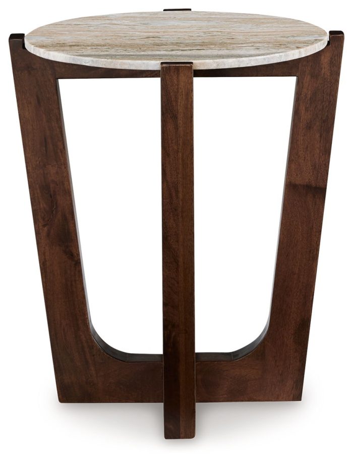 Tanidore - Warm Brown - Round End Table - Image 4