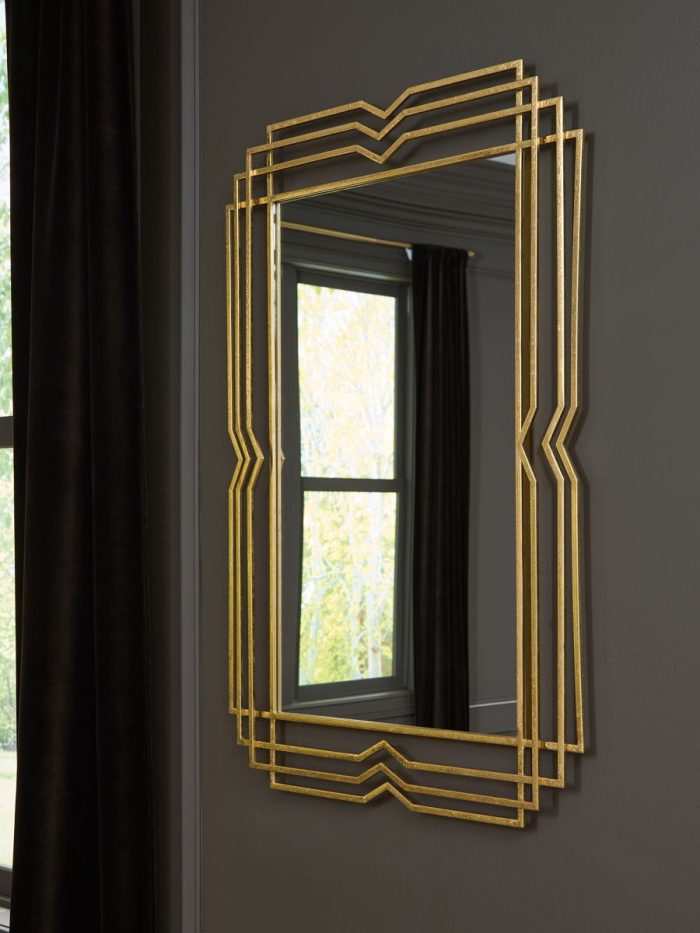 Claybrook - Gold Finish - Accent Mirror - Image 3