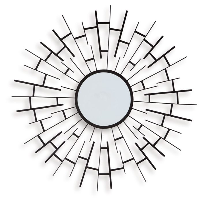 Garrenworth - Black - Accent Mirror