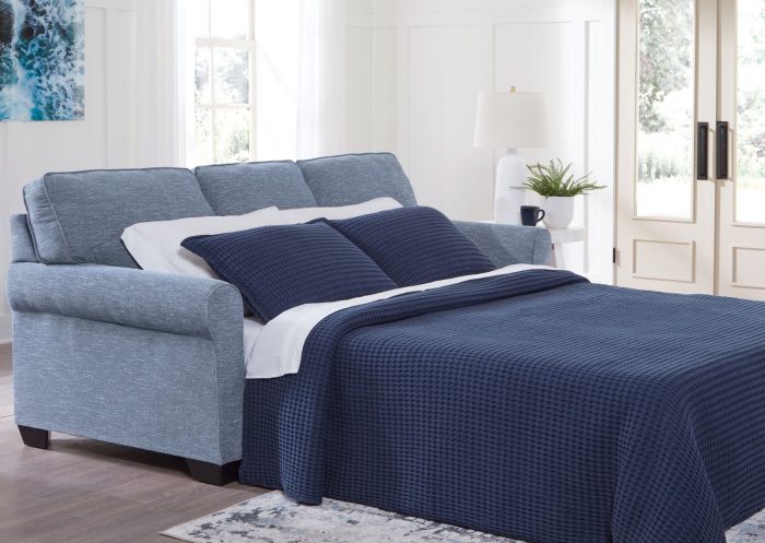 Carissa Manor - Denim - Queen Sofa Sleeper - Image 2
