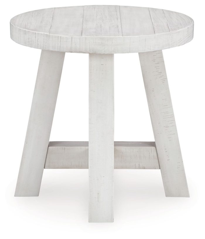 Jallison - Off White - Round End Table - Image 4