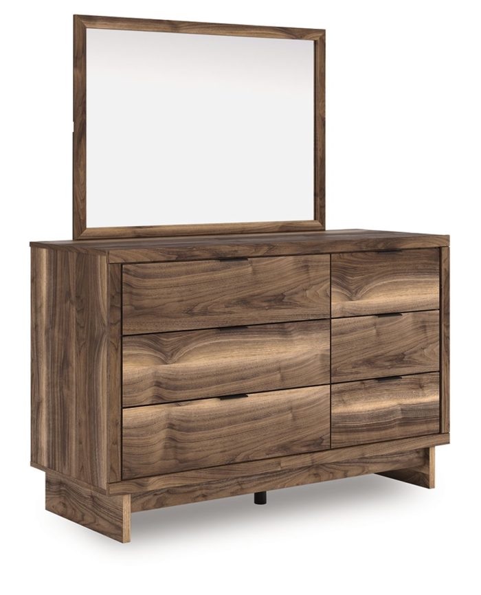 Chirason - Brown - Dresser And Mirror