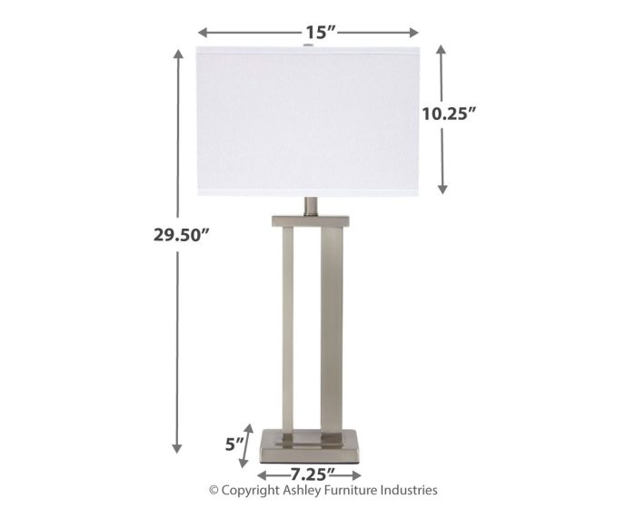 Aniela - Metal Table Lamp Set - Image 4