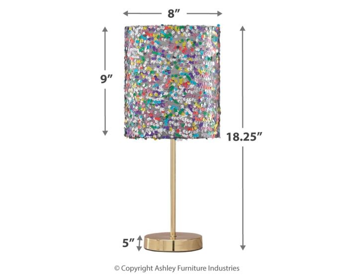 Maddy - Purple - Metal Table Lamp - Image 2