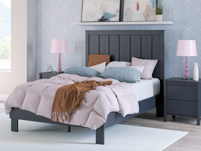 Simmenfort - Platform Bed With Panel Headboard - Image 5