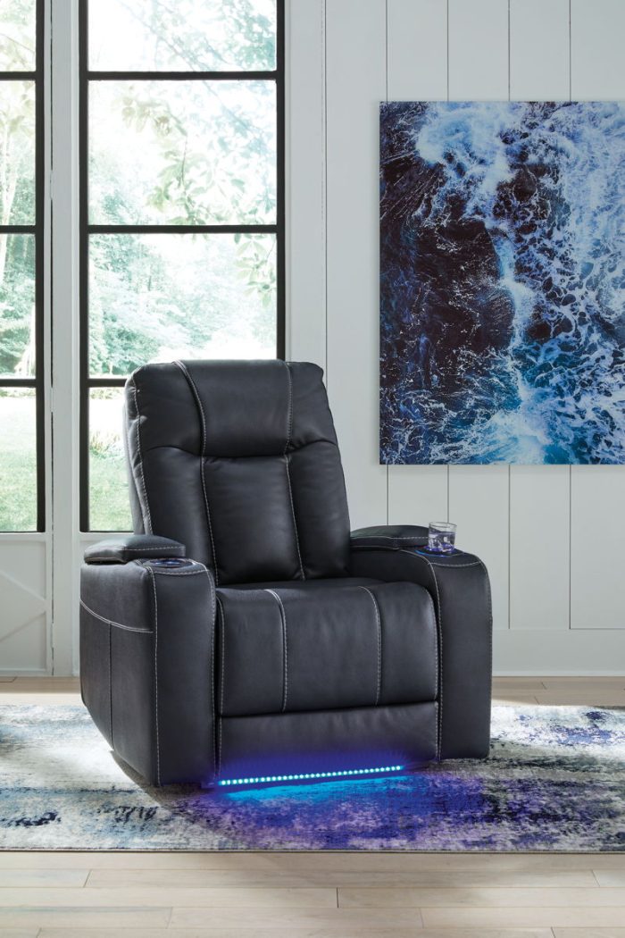 Feazada - Power Recliner With Adj Headrest - Image 5