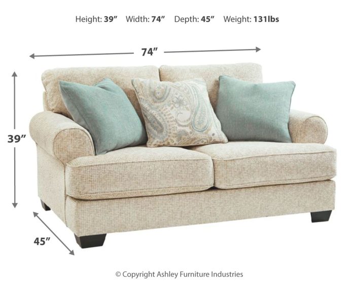 Monaghan - Sandstone - Loveseat - Image 4
