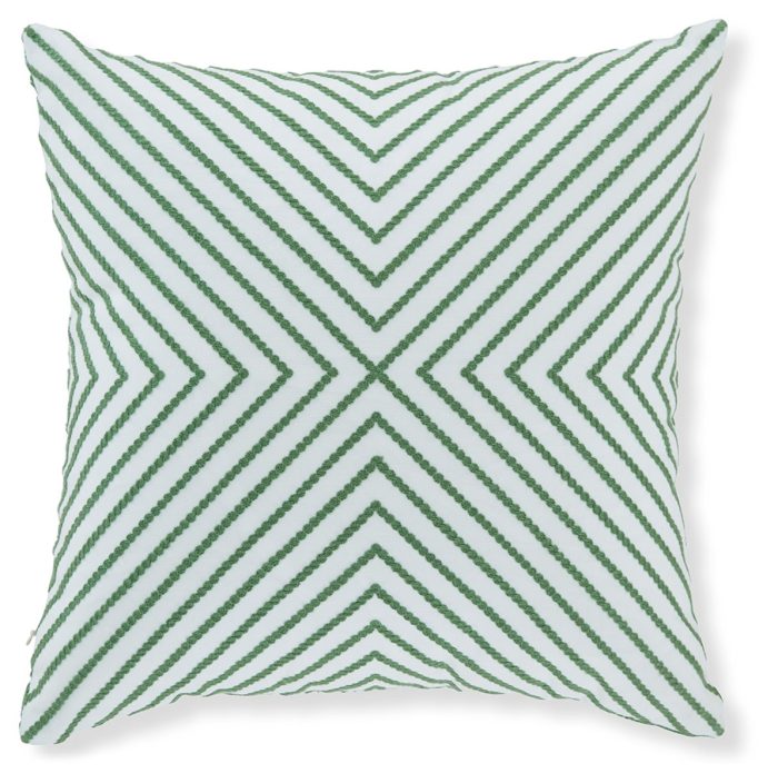 Bellvale - Green / White - Pillow (Set of 4) - Image 2