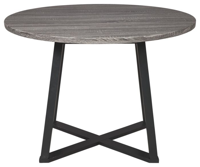 Centiar - Black / Gray - Round Dining Room Table - Image 3