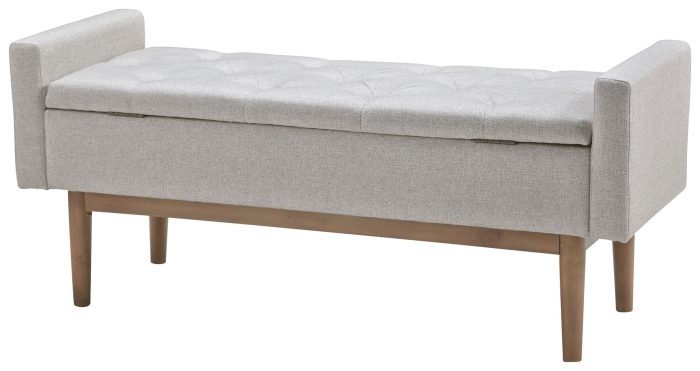Briarson - Beige / Brown - Storage Bench - Image 3