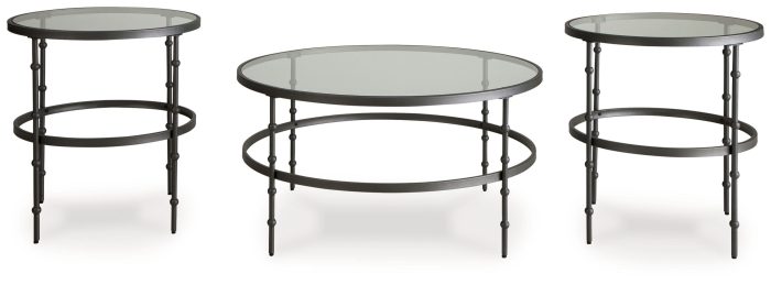 Kellyco - Gunmetal - Occasional Table Set (Set of 3) - Image 4