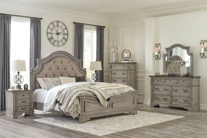 Lodenbay - Antique Gray - Dresser, Mirror - Image 3