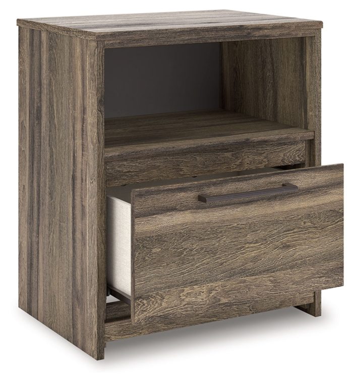 Elbrim - Brown - One Drawer Night Stand - Image 4